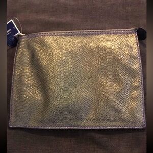 NEW NWT Y2K Juicy Couture Bronze hot purple Pouch cosmetic bag